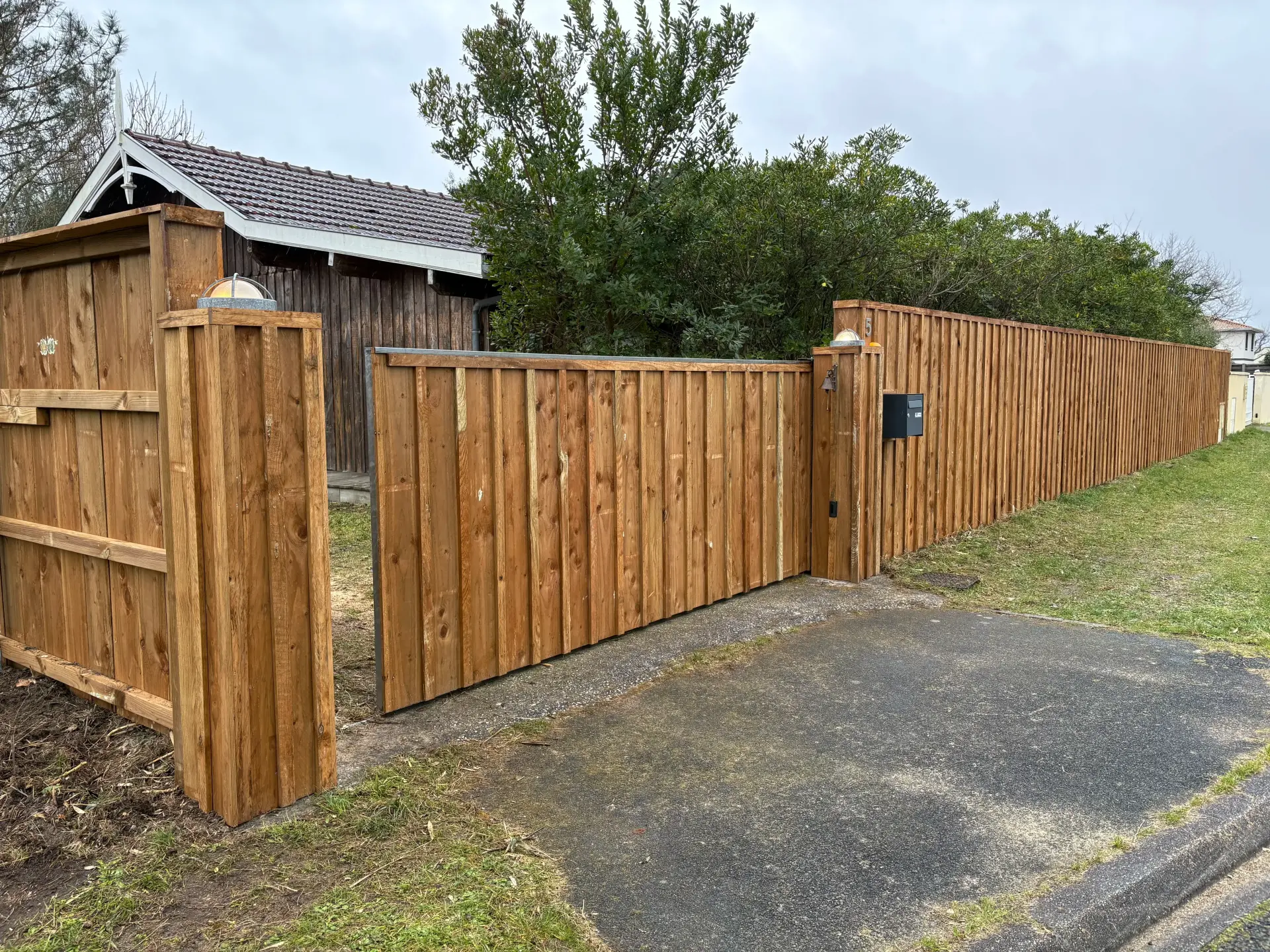 Clôture et portail en bois Lège-Cap-Ferret Gironde